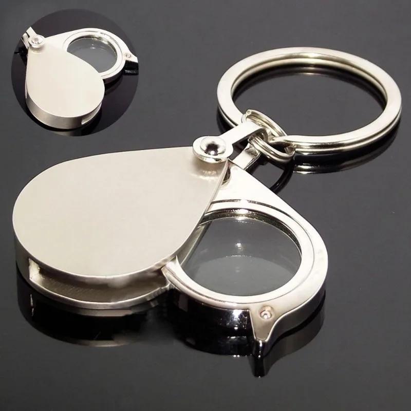 1pc Hot Selling Portable Folding Magnifying Glass, 10x Magnification - Sturdy and Durable Compact Lightweight Design