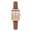 Women'S Fashion Niche Light Luxury Creative Gradual Change Small Square Plate Student Belt Quartz Watch