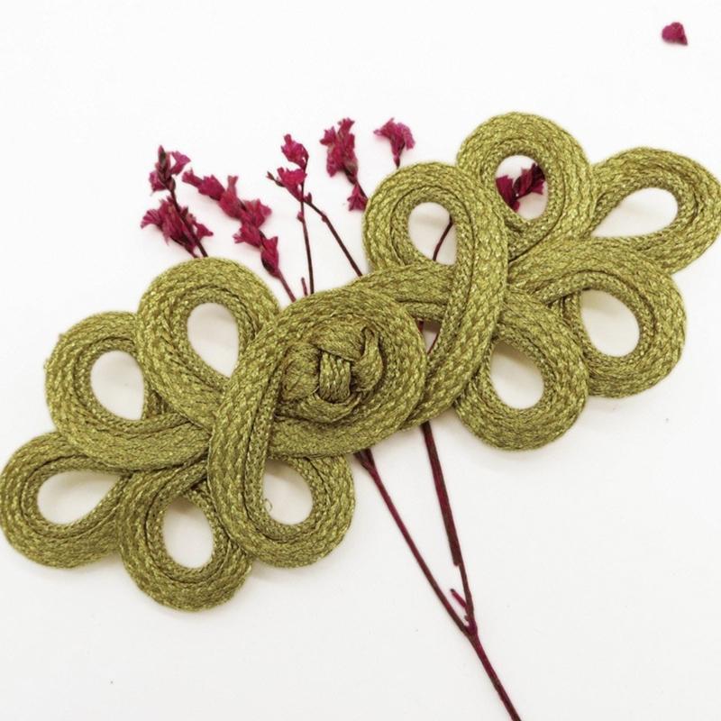 Cheongsam Frog Buttons Closure Sewing Fasteners for Sweater Coat Cheongsam Traditional Handcraft Accessories