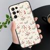 Coque de téléphone dessin animé esthétique de Noël pour Samsung A55 A16 A56 A36 A35 A15 A53 A54 A33 A34 A25 A05S A52 A52S A14 A24 A26 A71