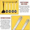 A84E-Stainless Steel For Coffee Milk Fruit Powder, Spice Jar 2 Tablespoon Scoop 8 Pieces 30 Ml Measuring Spoon With Long Handle