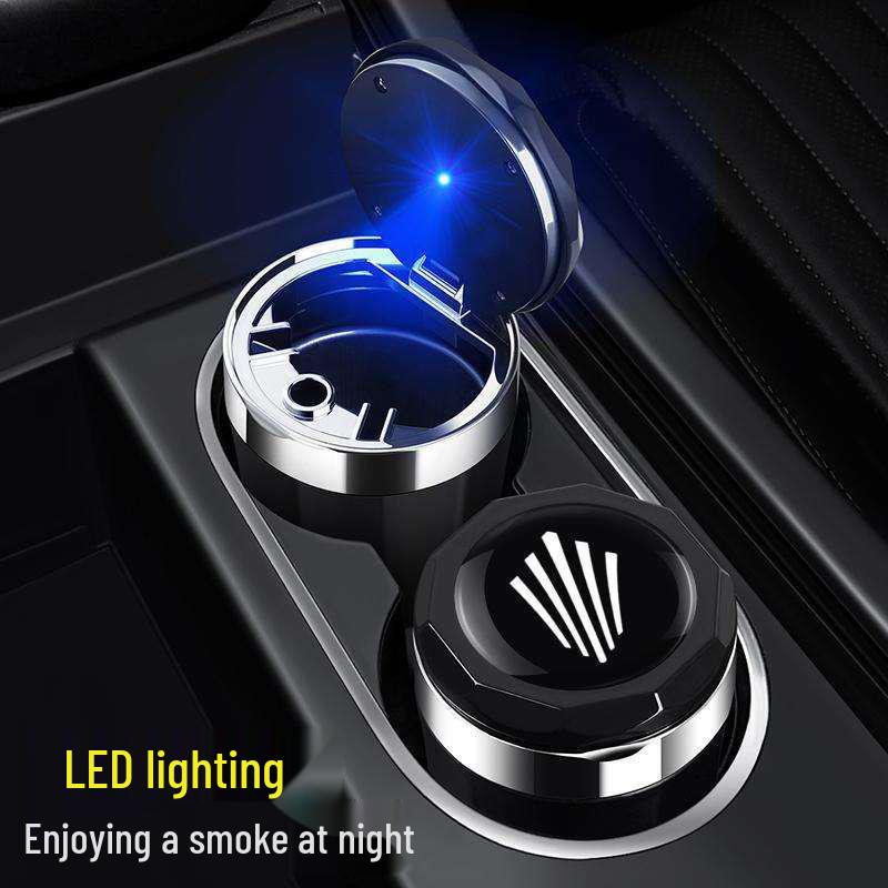 2025 Jiangling Avenue Pickup Truck Ashtray with High Flame-Resistance Interior and LED-Cover