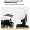 1 Piece Soft And Bright Light Effect Magnetic Dome Diffuser Adsorption Round Flash Head For V1/S-R2 Ak-R11 Dome Diffuser
