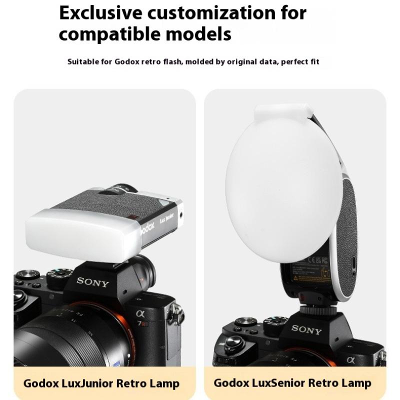 1 Piece Soft And Bright Light Effect Magnetic Dome Diffuser Adsorption Round Flash Head For V1/S-R2 Ak-R11 Dome Diffuser