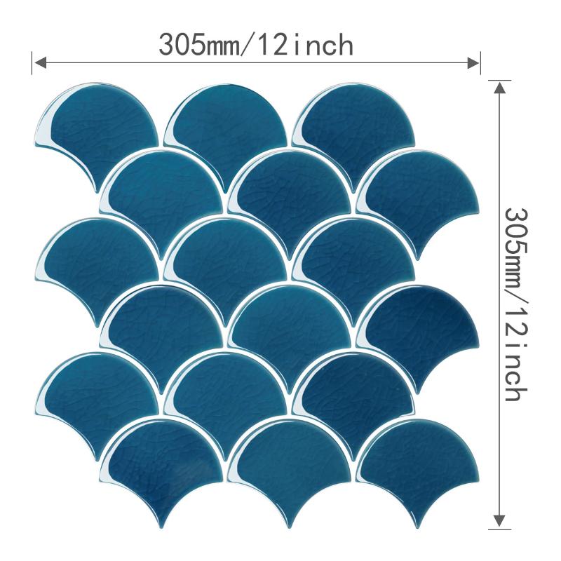 Selbstklebende 3D-Wandaufkleber PVC Wasserdicht Imitation Wandfliesen Abziehen und Aufkleben Hitzebeständig Küchenrückwand