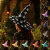 Witch Hat for Halloween Party - Tall Costume Hat for Adults and Kids