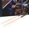 5A   Sticks for Adults Kids Beginners Maple Wood Tip  sticks with Anti Slip Rubber Handle for Musical Instrument Accessories