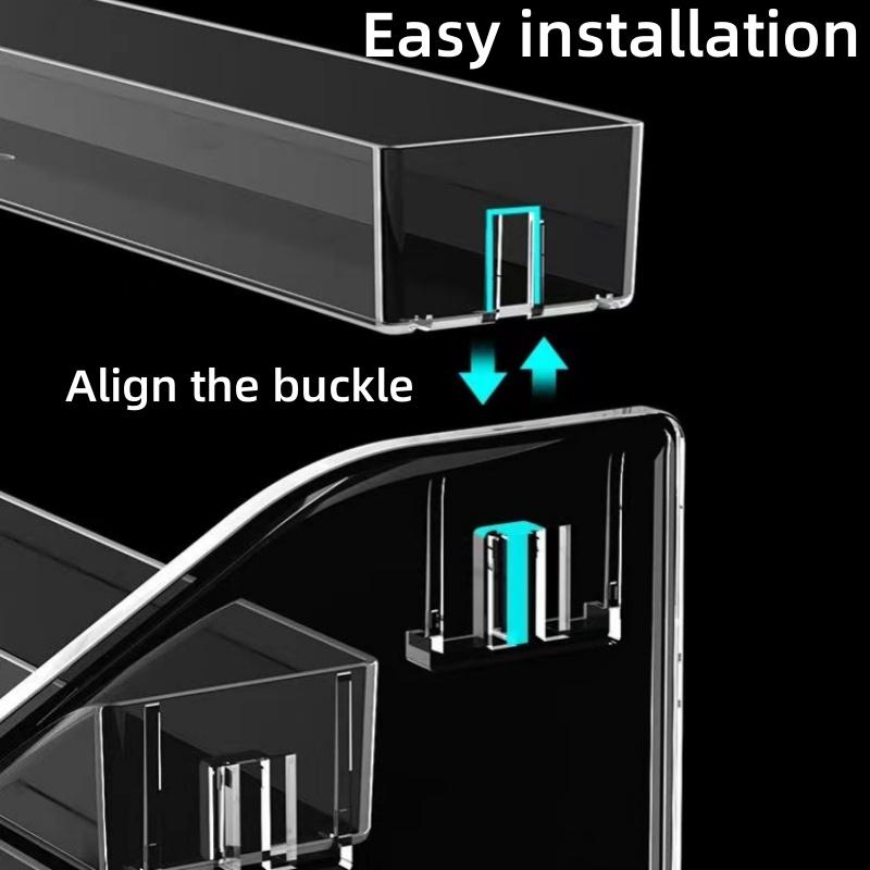 Clear Acrylic Cosmetic Display Stand 3-7layer Makeup Perfume Dolls Storage Shelf Decorative Nail Polish Rack Home Office Decor