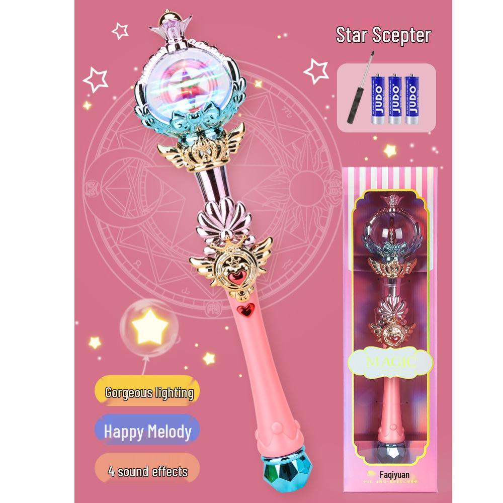 

Светящаяся волшебная палочка для девочек 3-6 лет: Идеальный рождественский или подарок на день рождения для маленьких принцесс