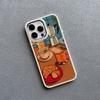 Vintage Sleepy Cat & Home Furnishings Artistic Silicone Phone Case For iPhone 16 15 14 Pro Max Plus 11 12 13 Pro Max XR X Covers