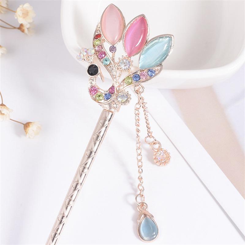 Hairpin Hair Accessories Hairpin Updo Hair Clasp Ethnic Style Alloy