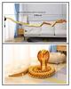 Cobra Plush Snake Simulation Doll - Large Zodiac Python Prop