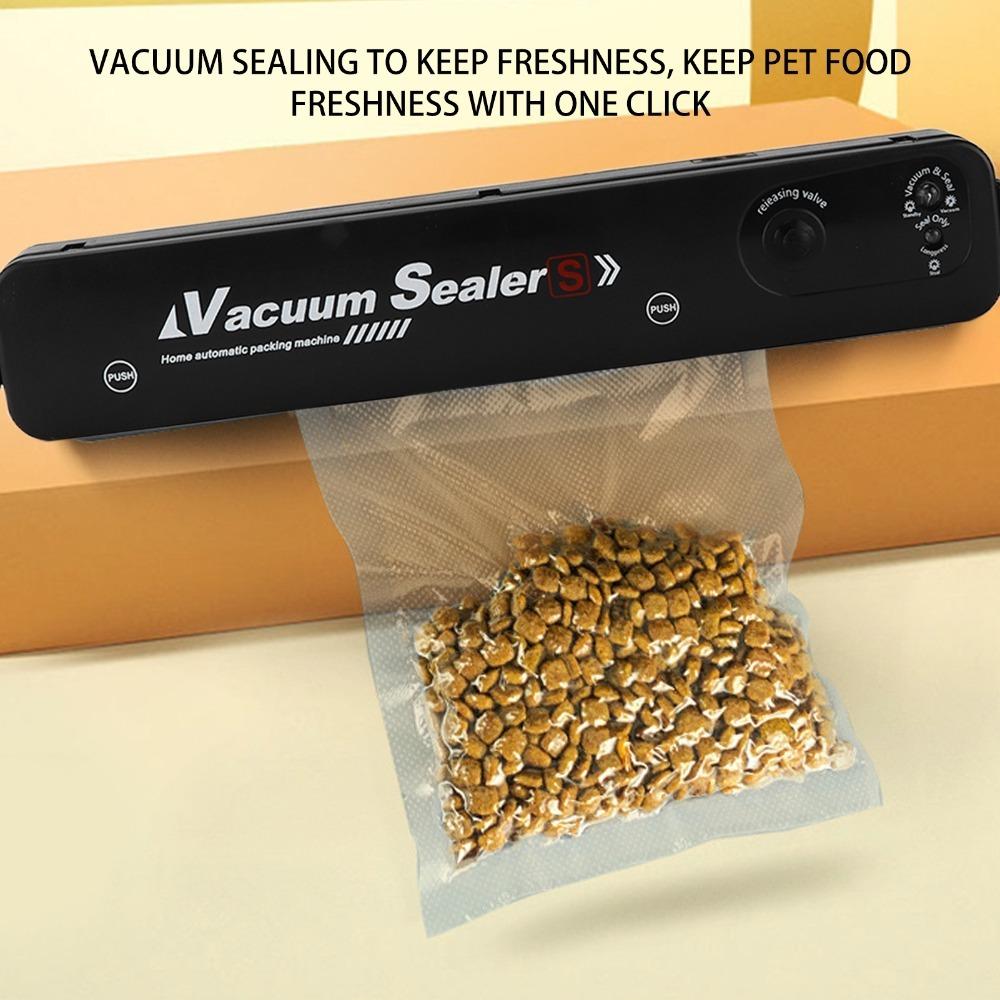 Lightweight Vacuum Sealer Handheld Dry Food Sealer Quick Seal Pet Food Sealer  Cat Food Storage