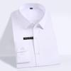 Stretch Bamboo Fiber Soft Comfortable Long Sleeve Solid Formal Men Classic Social Shirts