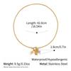 Yori Stainless Steel Seashell Conch Pendant DIY Necklace Women's 18K Gold-plated High-end Personalized Jewelry Wholesale