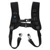 Quick Release Double Shoulder Harness Soft Pad Decompression Foam Strap Belt For Dslr Digital Cameras