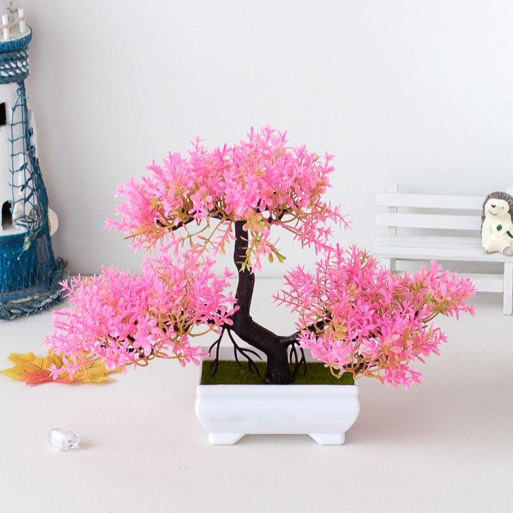 Künstlicher Topf Bonsai Topfpflanze Simulation Kiefer Baum Heim-/Bürodekor
