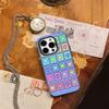 Heart Square Puzzle Phone Case for IPhone 16 15 14 13 12 11 X XS XR XSMAX 7 8 Pro Max Plus Double-layer Back Cover