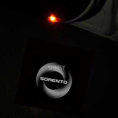 2X For Car Door Lights LED Door Welcome Lamp Laser Shadow Projector Tools For Sorento UM Prime 2015 2016 2017 2018 2019 2020