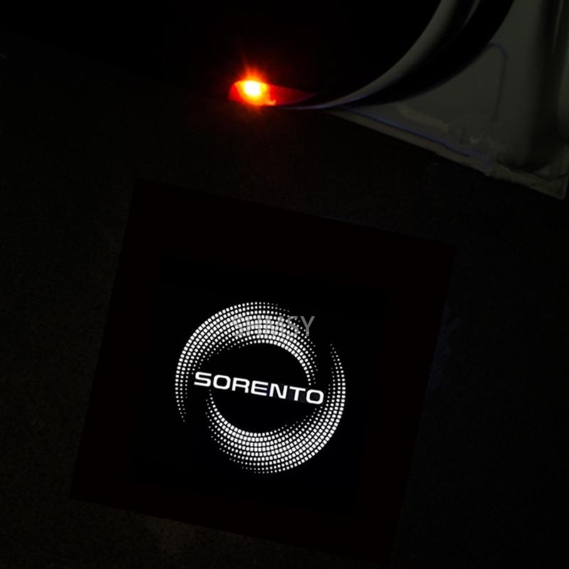 

2X For KIA Car Door Lights LED Door Welcome Lamp Laser Shadow Projector Tools For Sorento UM Prime 2015 2016 2017 2018 2019 2020