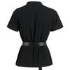 Men's Gothic Warrior Bandage Short Sleeve Medieval Shirt