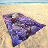 Raiden Shogun Genshin Impact Beach Towels Shower Towel Sauna Travel Spa Microfiber Quick Dry Gym Accessories Cute Room Decor