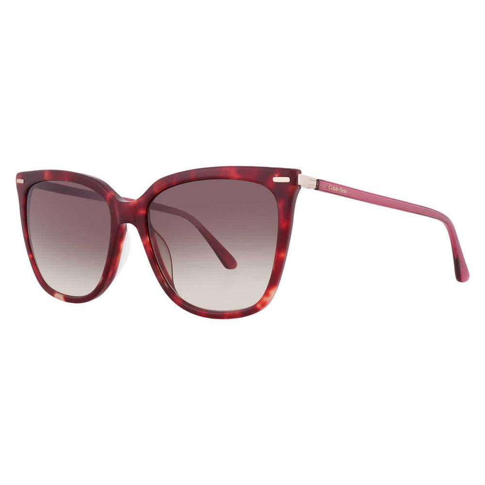 Calvin Klein Grey Gradient Butterfly Ladies Sunglasses Ck22532s 609 56 Multi