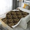 Wavy Pattern Blanket Microfiber Flannel Cover Blanket Bedroom Living Room Sofa Soft And Comfortable Home Decoration