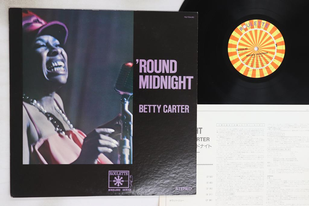 LP Record BETTY CARTER - Round Midnight YQ7524RO ROULETTE 1975 Japan Jazz Used