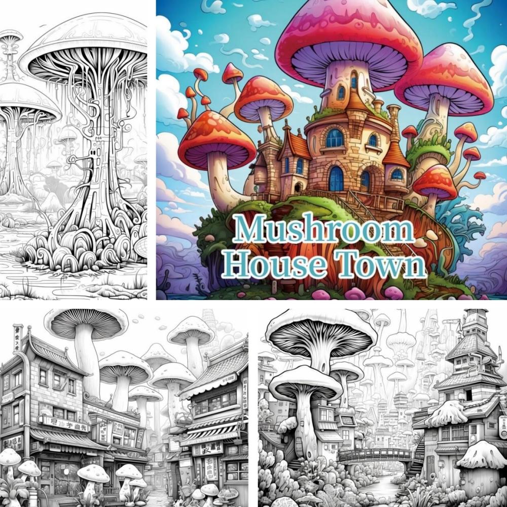 Kunst-Malbuch, 20 Seiten, Doppelseiten, Geschenk für Geburtstagsparty, Stressabbau, Zeit totschlagen, Graffiti-Malbuch, Zeichenbuch, Original