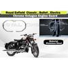 Royal Enfield "Octagon Engine Guard Silver for Old Classic & Bullet 350 & 500"