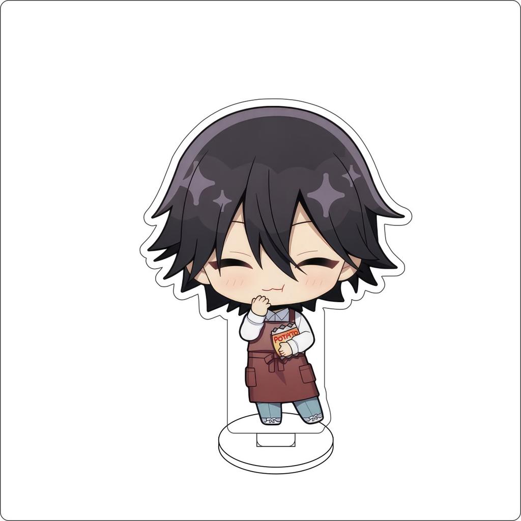 10CM Anime Bungo Stray Dogs Figure Stand Model Nakahara Chuuya/Izumi Kyouka/Edogawa Rampo Cute Desk Decor Standing Sign Gifts