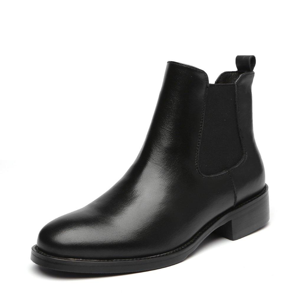 

Женские ботинки Placck из натуральной кожи Челси Плюс hei37, Черные, Водонепроницаемые, Размеры, чёрный