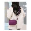 New Nylon Coin Phone Bag Three-Layer Horizontal Casual Middle-Aged Mom Bag Versatile Fashion Shoulder Crossbody Bag