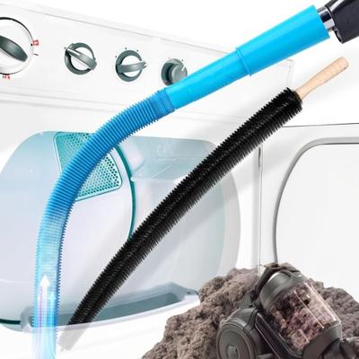 Vacuum Cleaner Vent Duct Cleaning Tool Ergonomic Handle Flexible Hose with Spiral Metal Brush Head Vacuum Cleaner Accessory