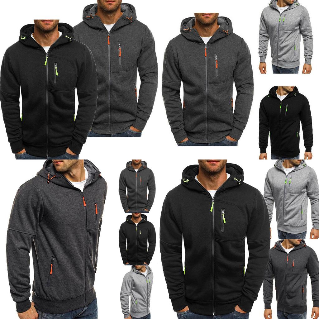 Men's Winter Hoodies Slim Fit Hooded Sweatshirt With Soft Warm Material Jacket