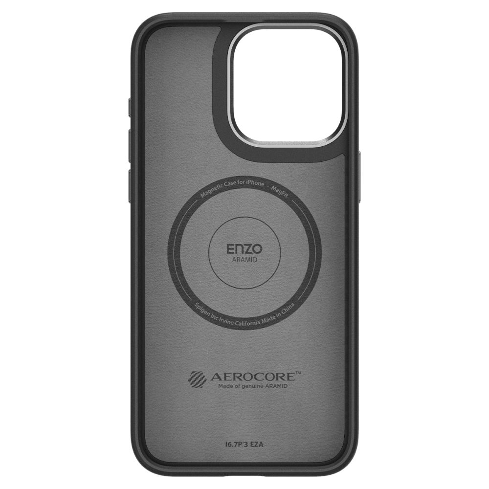 Spigen Enzo Aramid Mag Magsafe Iphone 15 Pro Max Matte Black