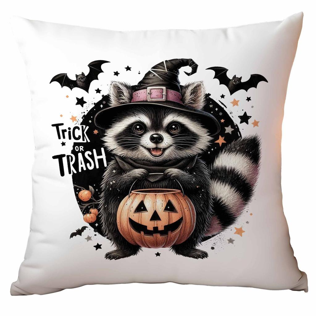 New Black Pink Halloween Pillowcase Home Holiday Decorative Cushion Pillowcase
