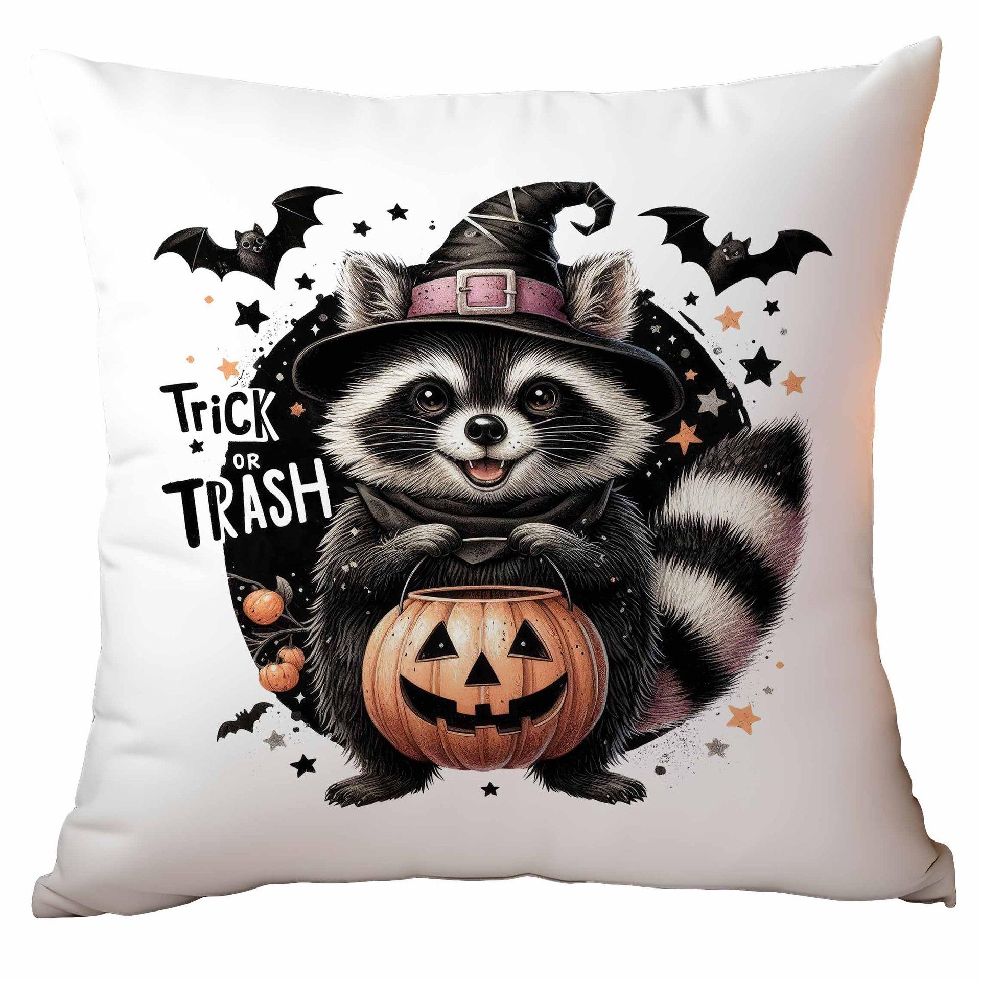 

Новая наволочка на подушку на Хэллоуин Black Pink для дома, праздничная декоративная наволочка на подушку 45 * 45Cm