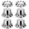 Rear&Front Axle Cover Combo Kit ABS Lug Nut Covers with Nut Cover Tools