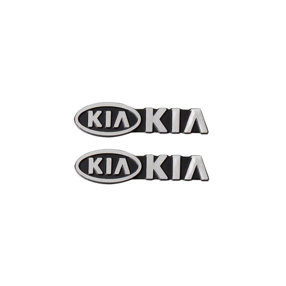 

2026 Hot Car Sticker 2/4Pcs Car Aluminum Emblem Audio Speaker Badge Sticker For KIA Sportage Ceed Sorento Cerato Optima Picanto