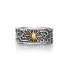Men's Sun Design Adjustable Pinky Ring - Trendy Punk Hip Hop Style