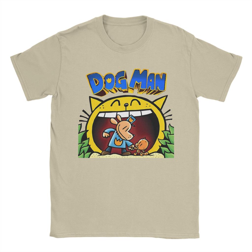Dogman Cartoon Kids Dog Man TShirts Men Fashion 100 Cotton Tee Shirt Crewneck Short Sleeve T Shirt Summer Tops