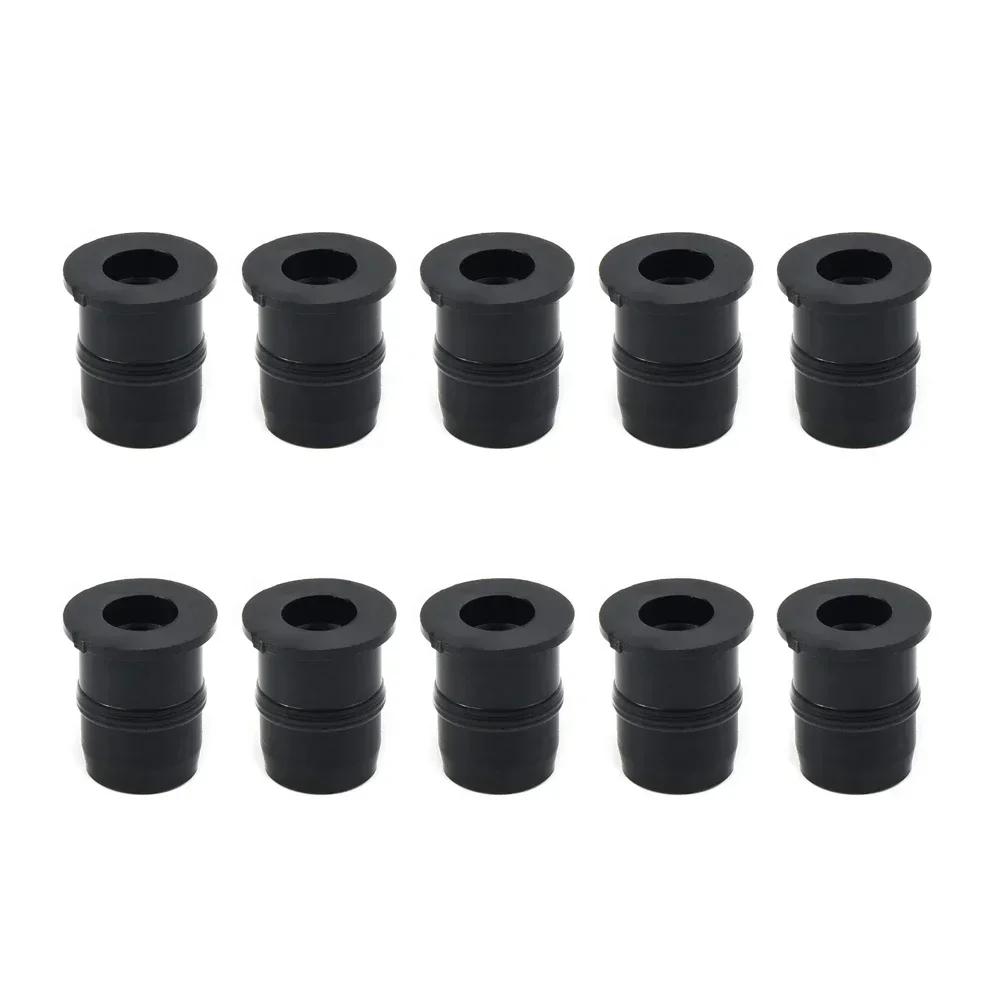 10PCS Universal M5 Rubber Nuts Motorcycle Windscreen Windshield Bolts Screws Nut Fastener Rubber Brass Motorcycle Accessories