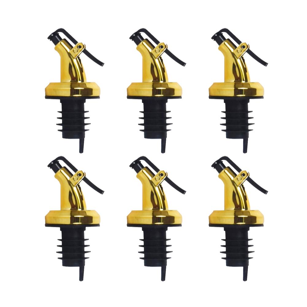 10-1pc Press Type Oil Bottle Stopper Leak-proof Seasoning Bottle Stopper Ergonomic Multifunctional Suitable for Most Bottles