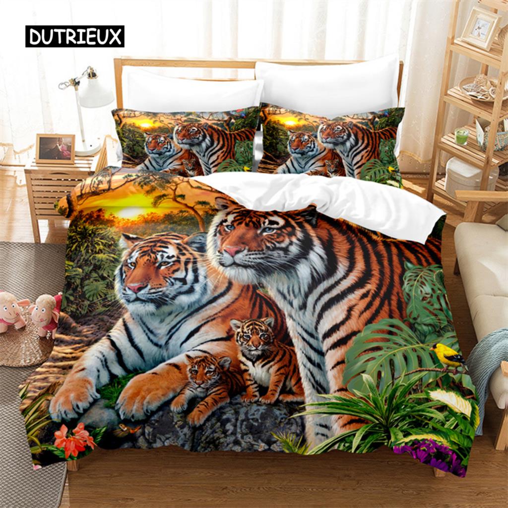 Animal World Bedding Set Duvet Cover Set 3d Bedding Digital Printing Bed Linen Queen Size Bedding Set Fashion Design