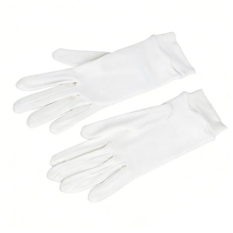 

Luxurious Mulberries Silk Gloves For Women And Girl Soft Breathable Elegant Sleep Gloves for Daily Wear Fashion Accessory 1 белый