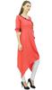 Phagun Angrakha Style Rayon Womens Tunic Kurta Pom-Pom Designer Kurti Top Indian