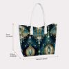 Elegant Peacock Pattern Tote Bag Luxury Printed Casual Shoulder Handbag for Daily Use