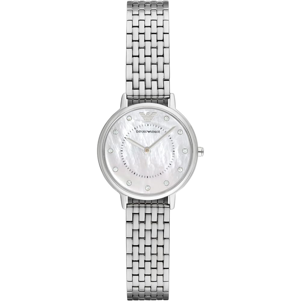 Emporio Armani Women s Dress Watch Elegant Design Stainless Steel Case Quartz Movement